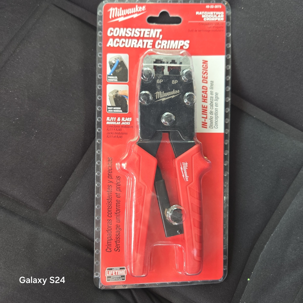 Milwaukee Red Crimping Tool
